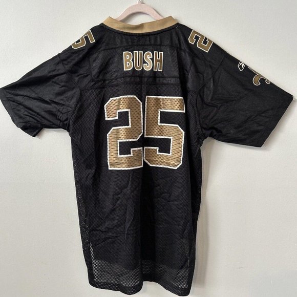 REEBOK NFL New Orleans Saints Football Reggie Bush #25 YOUTH XL 18/20 Jersey - Picture 8 of 10